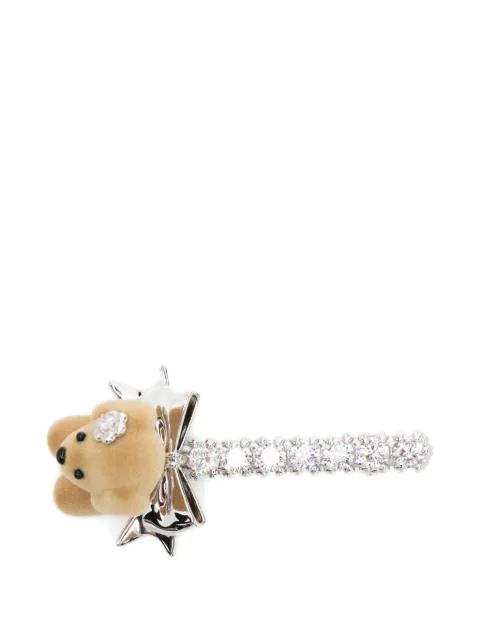puppy-motif embellished hair clip by YVMIN