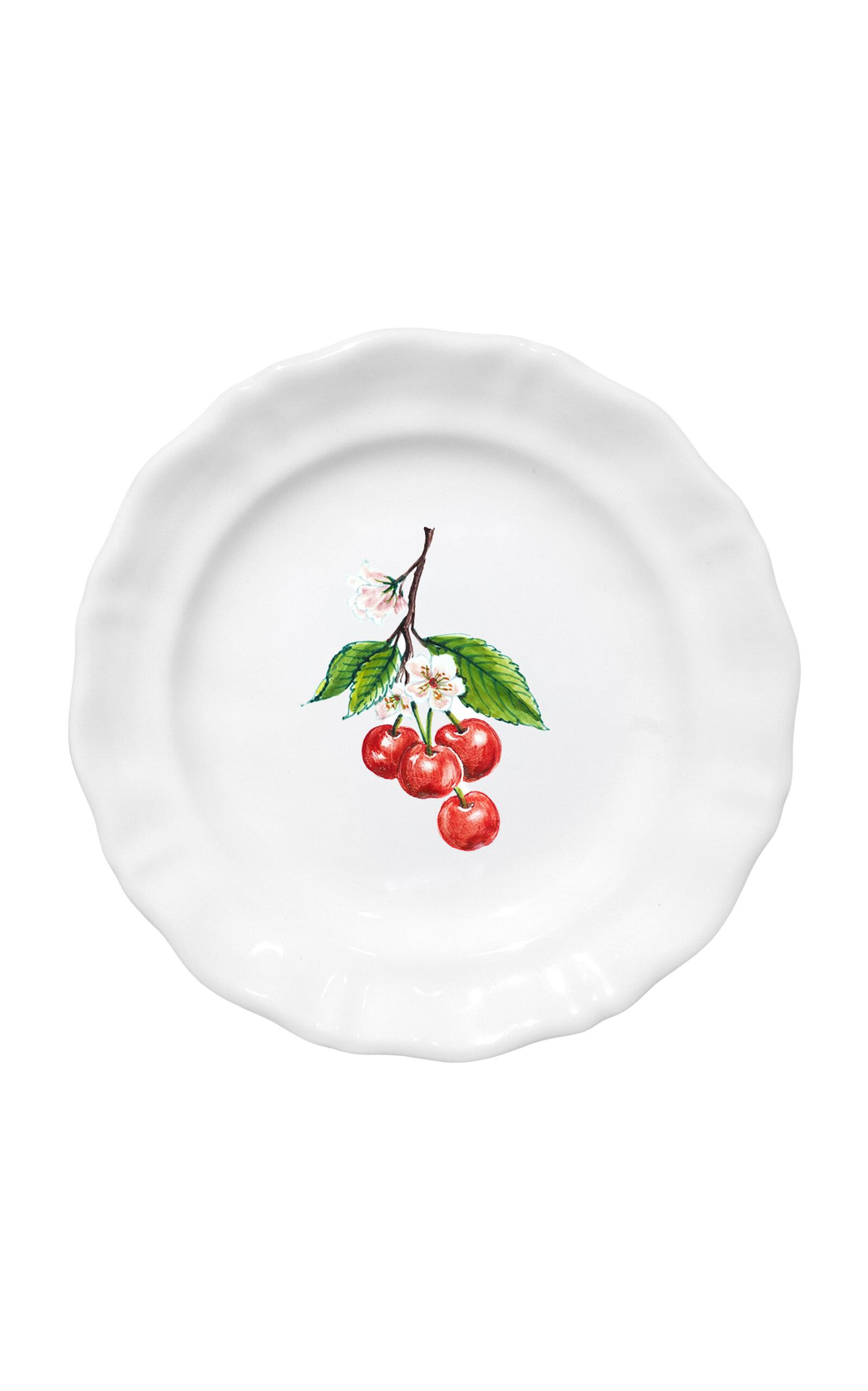 Z.D.G. BY ZOË DE GIVENCHY - Le Potager Du Roi Les Fruits Salad/Dessert Plate; Cherry - Multi - Moda Operandi by Z.D.G. BY ZOE DE GIVENCHY