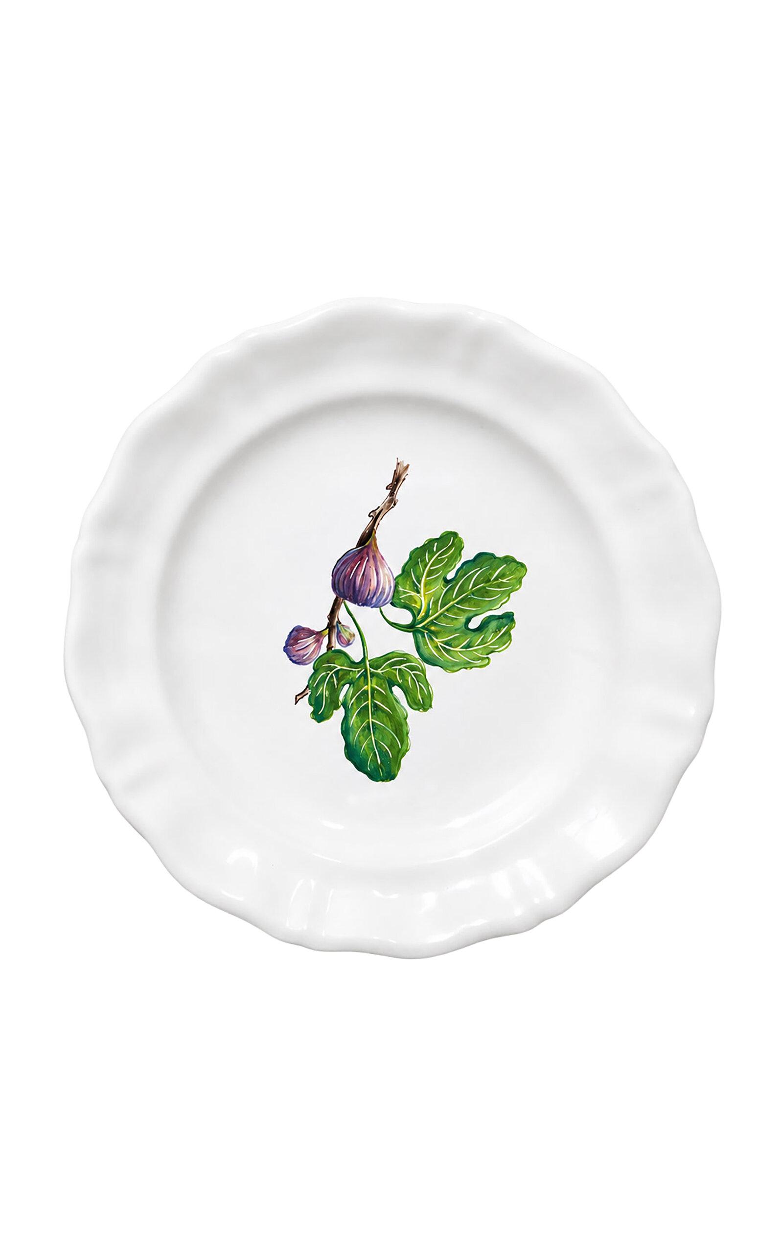 Z.D.G. BY ZOË DE GIVENCHY - Le Potager Du Roi Les Fruits Salad/Dessert Plate; Fig - Multi - Moda Operandi by Z.D.G. BY ZOE DE GIVENCHY