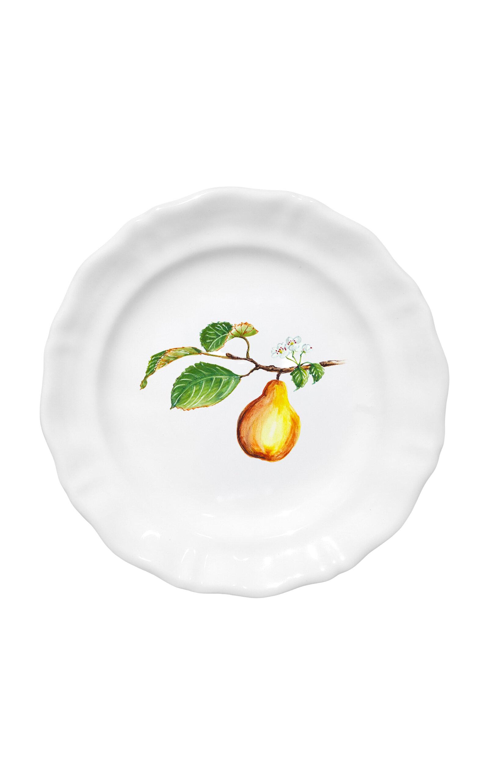 Z.D.G. BY ZOË DE GIVENCHY - Le Potager Du Roi Les Fruits Salad/Dessert Plate; Pear - Multi - Moda Operandi by Z.D.G. BY ZOE DE GIVENCHY