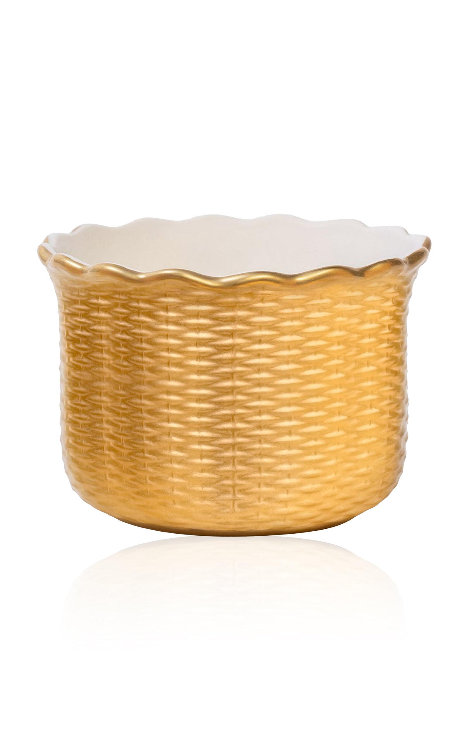 Z.D.G. BY ZOË DE GIVENCHY - Medium Cache Pot; D’Or - Gold - Moda Operandi by Z.D.G. BY ZOE DE GIVENCHY