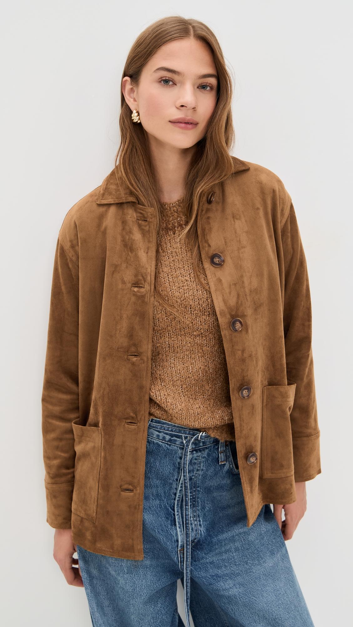 Decker Faux Suede Chore Jacket by Z SUPPLY