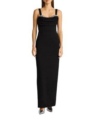 Beaded Peekaboo Gown by ZAC POSEN
