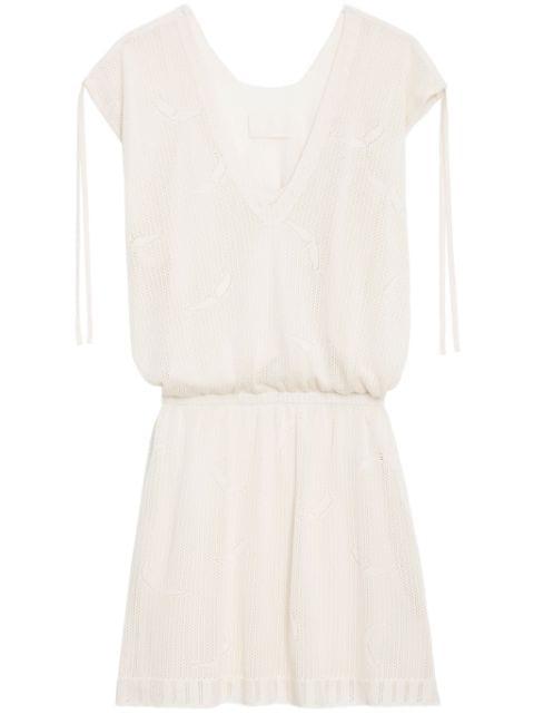 Alanis crochet-knit minidress by ZADIG&VOLTAIRE