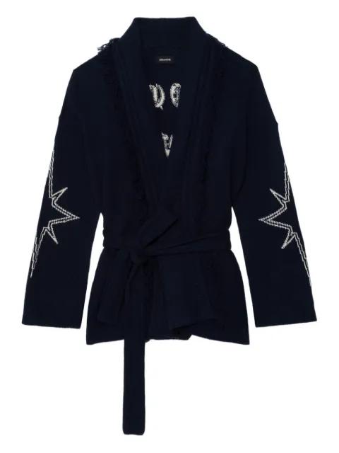 Alpa fringed star cardi-coat by ZADIG&VOLTAIRE
