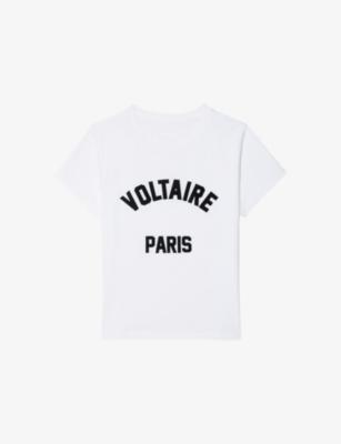 Alys Brand-Appliqué Cotton-Jersey T-Shirt by ZADIG&VOLTAIRE
