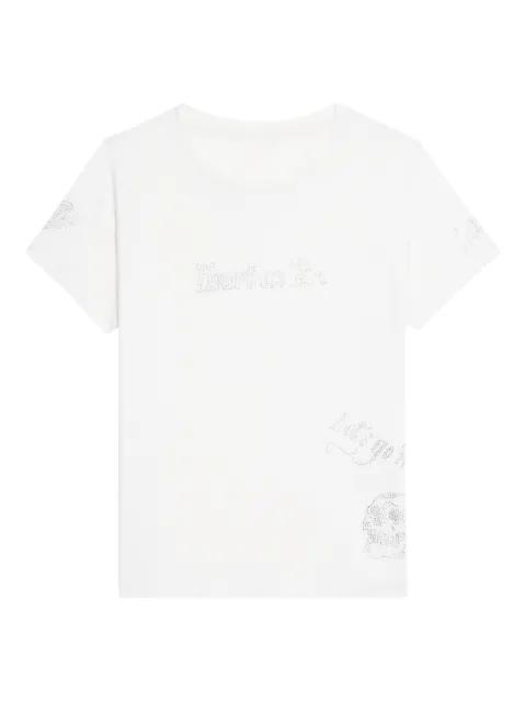 Alys rhinestone-embellished T-shirt by ZADIG&VOLTAIRE