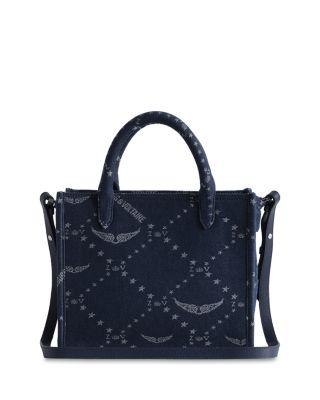 Angel Mini ZV Monogram Denim Tote by ZADIG&VOLTAIRE