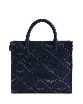 Angel ZV Monogram Denim Tote by ZADIG&VOLTAIRE
