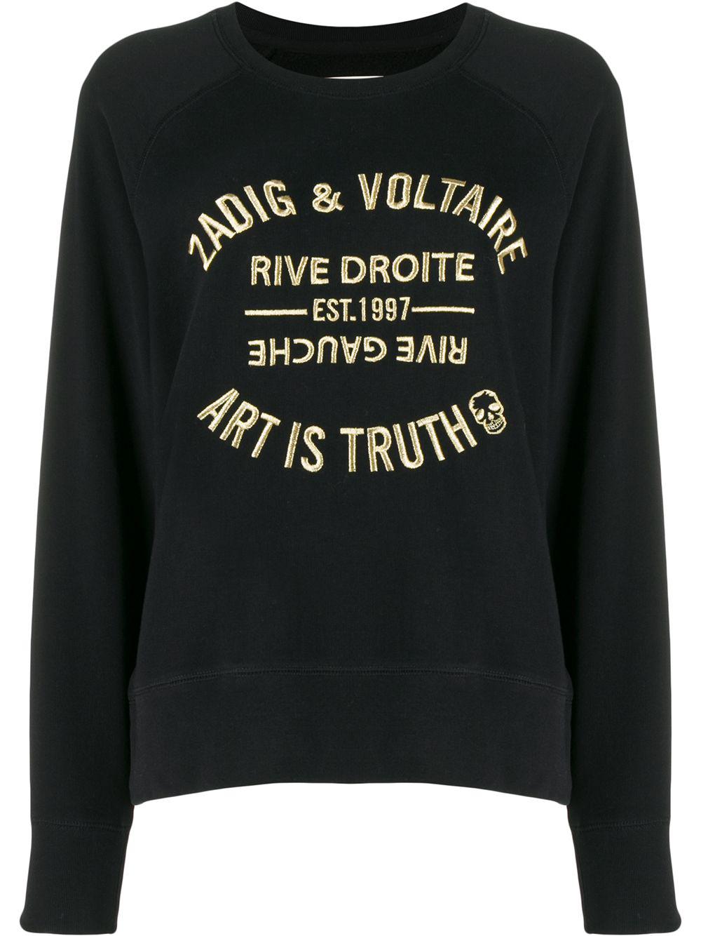 Art Is Truth embroidered sweatshirt by ZADIG&VOLTAIRE