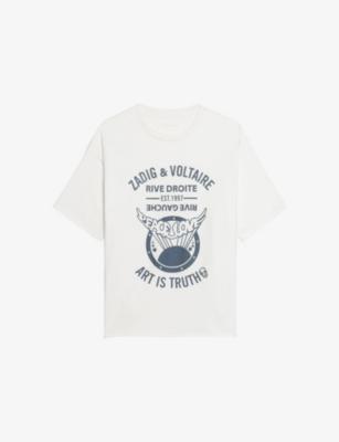 Berry Graphic-Print Short-Sleeve Cotton T-Shirt by ZADIG&VOLTAIRE