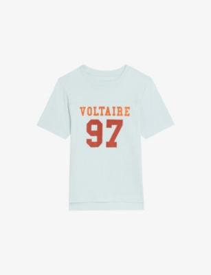 Boo Rhinestone-Embellished Cotton-Jersey T-Shirt by ZADIG&VOLTAIRE