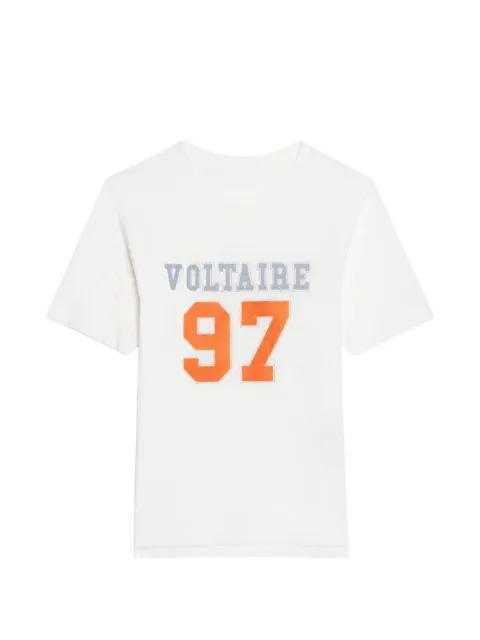 Boo strass T-shirt by ZADIG&VOLTAIRE