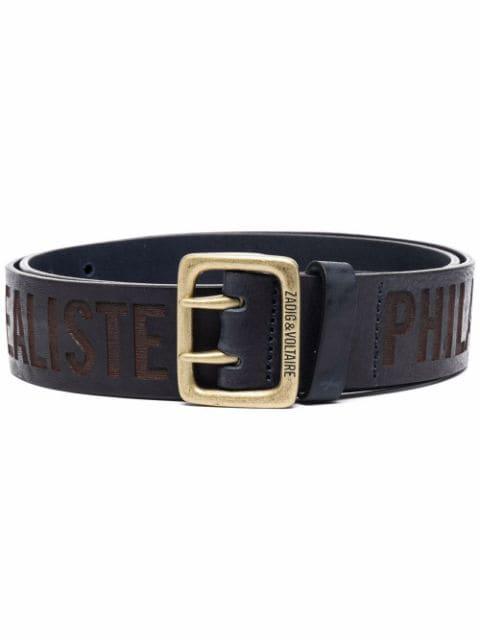 Buckley stamped belt by ZADIG&VOLTAIRE