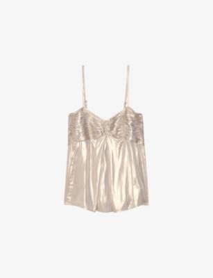 Cippie Pleated Satin Cami Top by ZADIG&VOLTAIRE