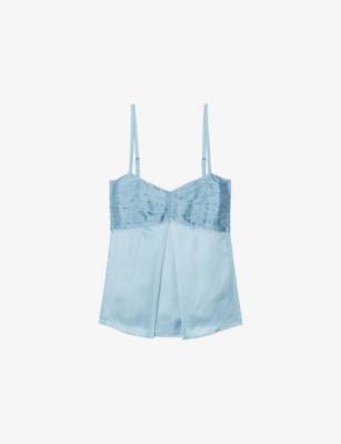 Cippie V-Neck Satin Top by ZADIG&VOLTAIRE