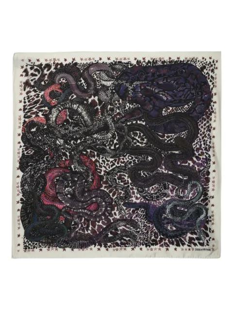 Debbie 85 Snakes scarf by ZADIG&VOLTAIRE