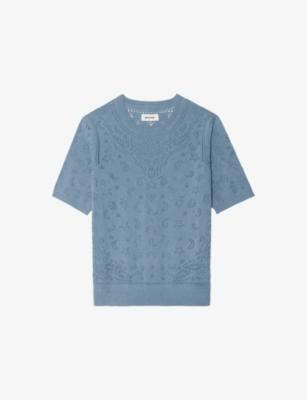 Dolly Short-Sleeved Cotton-Knit Jumper by ZADIG&VOLTAIRE