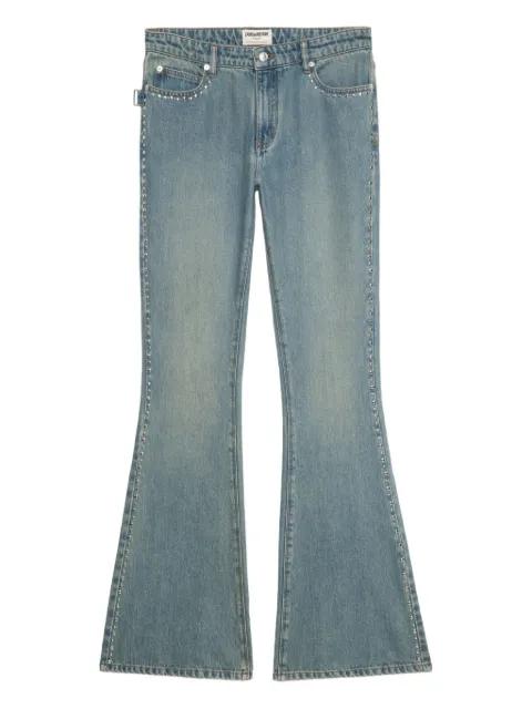 Eclip stud-embellished flared jeans by ZADIG&VOLTAIRE