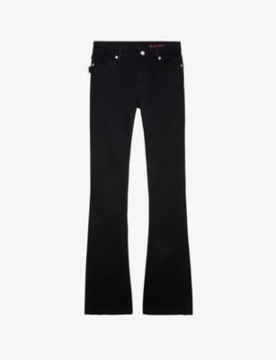 Eclipse Flared-Leg Mid-Rise Stretch Cotton Jeans by ZADIG&VOLTAIRE