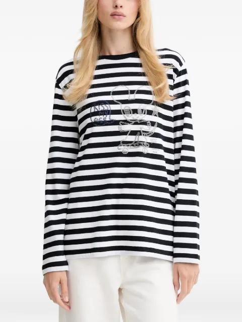 Edwini striped embellished top by ZADIG&VOLTAIRE