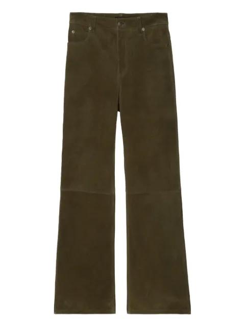 Evy Heavy panelled suede trousers by ZADIG&VOLTAIRE