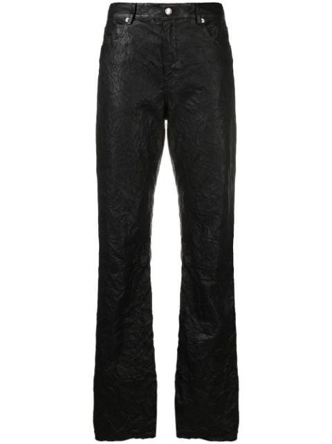 Evy crinkled leather trousers by ZADIG&VOLTAIRE