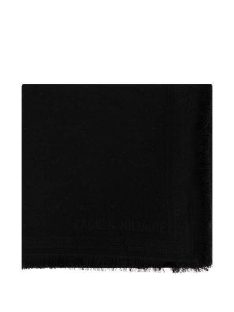 Glenn monogram-pattern scarf by ZADIG&VOLTAIRE