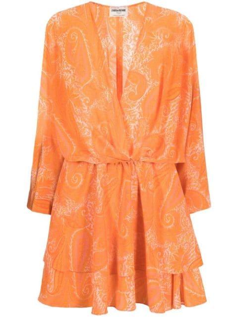 Hailey paisley-print dress by ZADIG&VOLTAIRE