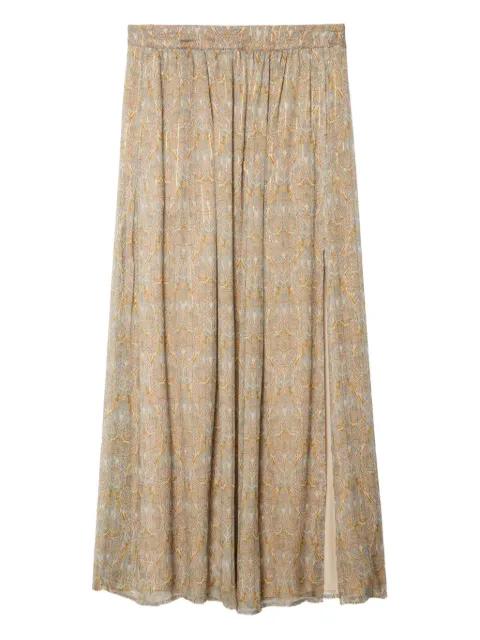 Jady paisley-print maxi skirt by ZADIG&VOLTAIRE