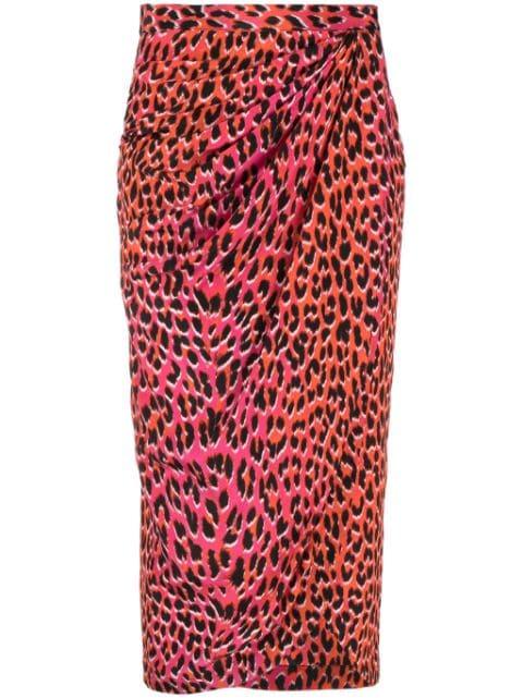 Jamelia leopard-print silk skirt by ZADIG&VOLTAIRE
