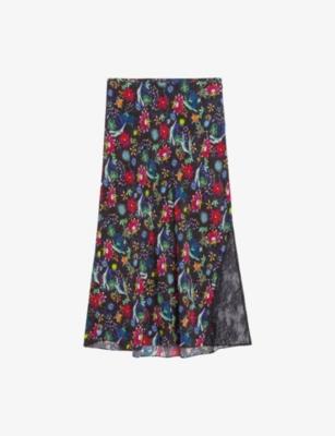 Jayla Floral-Print Woven Maxi Skirt by ZADIG&VOLTAIRE