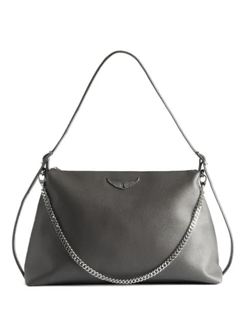 Jim grained-leather shoulder bag by ZADIG&VOLTAIRE