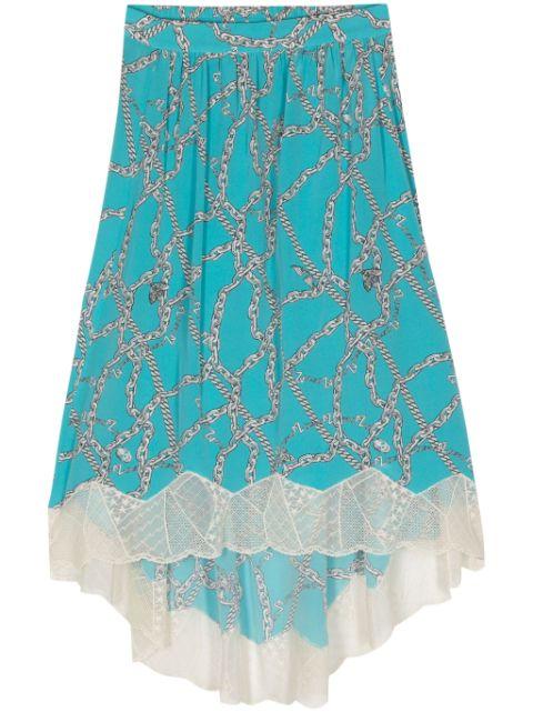 Joslin chain-print silk skirt by ZADIG&VOLTAIRE