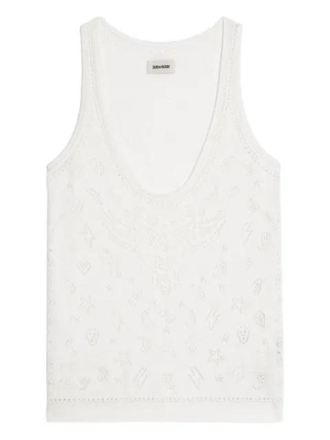 Jossy patterned tank top by ZADIG&VOLTAIRE