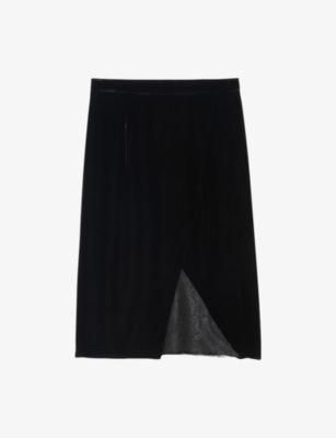 Julen Lace Velvet Midi Skirt by ZADIG&VOLTAIRE
