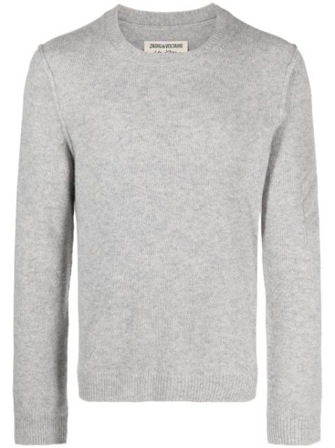 Kennedy logo-embroidered cashmere jumper by ZADIG&VOLTAIRE