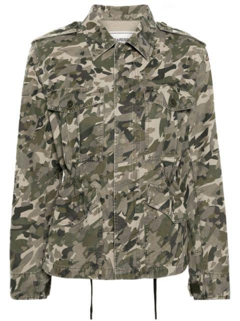 Krisa Camo cotton jacket by ZADIG&VOLTAIRE