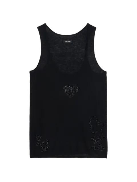 Lee rhinestone tank top by ZADIG&VOLTAIRE
