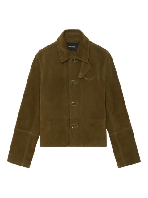Lessa button suede jacket by ZADIG&VOLTAIRE
