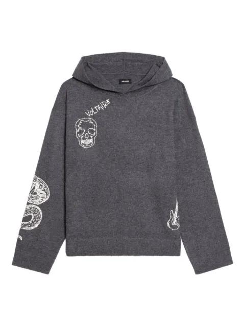Malay LC Multipunk graphic hoodie by ZADIG&VOLTAIRE