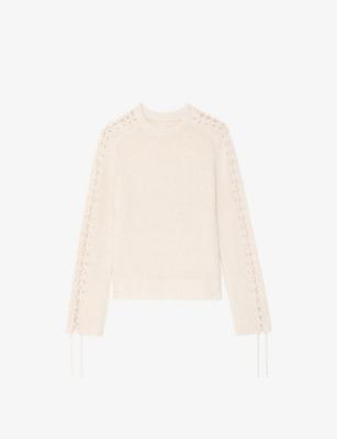 Malty Lace-Sleeve Wool And Cashmere-Blend Jumper by ZADIG&VOLTAIRE