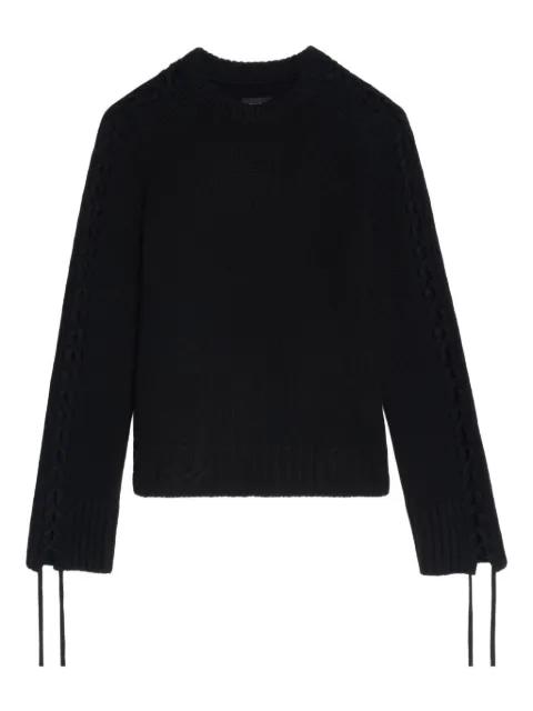 Malty sleeve tie sweater by ZADIG&VOLTAIRE