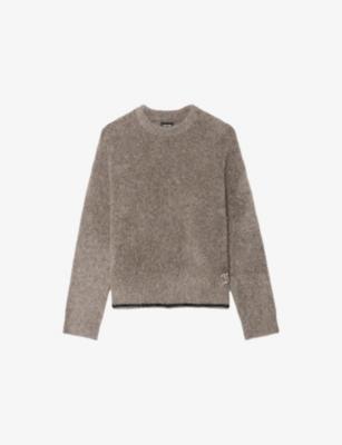 Markuz Brand-Embroidered Wool-Blend Jumper by ZADIG&VOLTAIRE