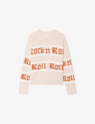 Markuz Rock n Roll Intarsia Wool And Cashmere Jumper by ZADIG&VOLTAIRE