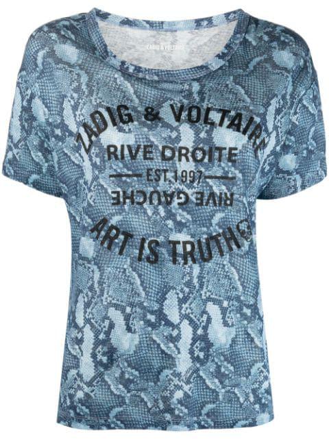 Marta Wild Blason T-shirt by ZADIG&VOLTAIRE