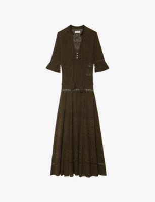 Memphis V-Neck Pointelle Cotton Maxi Dress by ZADIG&VOLTAIRE