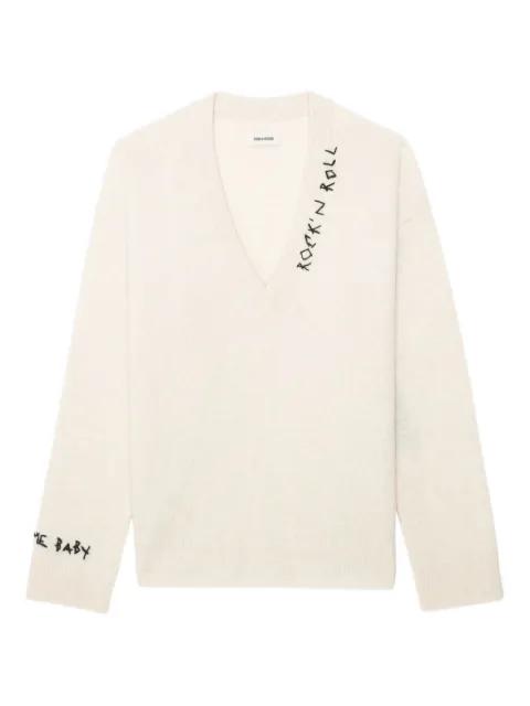Mikyz embroidered merino jumper by ZADIG&VOLTAIRE