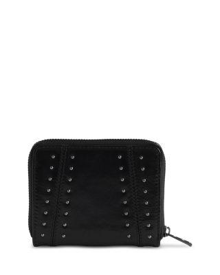 Mini ZV Studded Vintage Patent Leather Wallet by ZADIG&VOLTAIRE