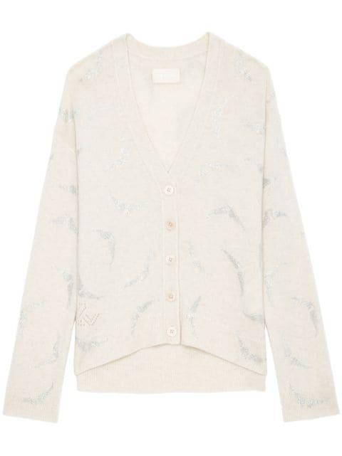 Mirka Strass Wings cardigan by ZADIG&VOLTAIRE